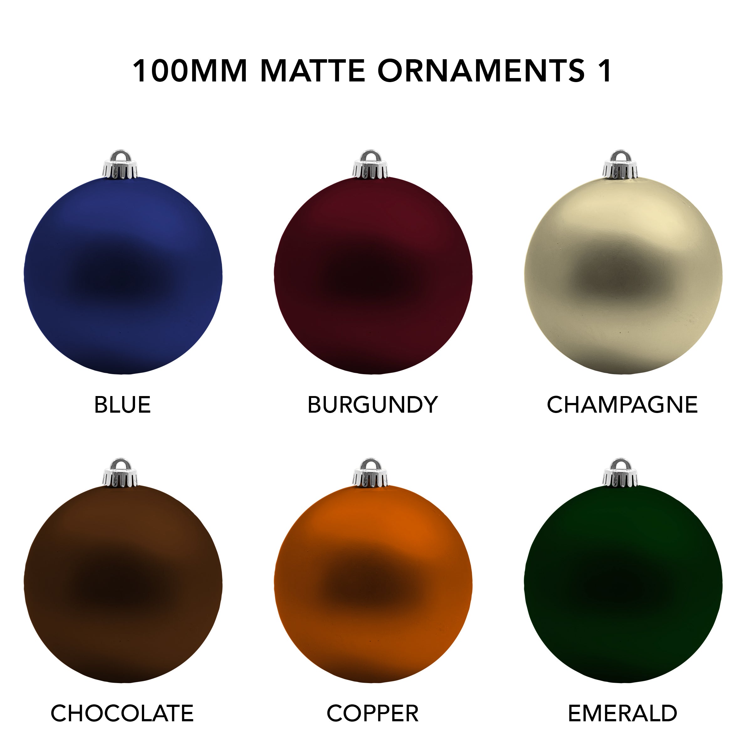 100MM (4) Shatterproof Ornament - CASE OF 72 – Envirolume